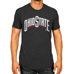 Ohio State Buckeyes Campus Colors NCAA Adult Cotton Blend Charcoal Tagless T-Shirt - Charcoal