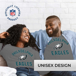 Philadelphia Eagles NFL Gameday Adult Long Sleeve Shirt - Sport Gray