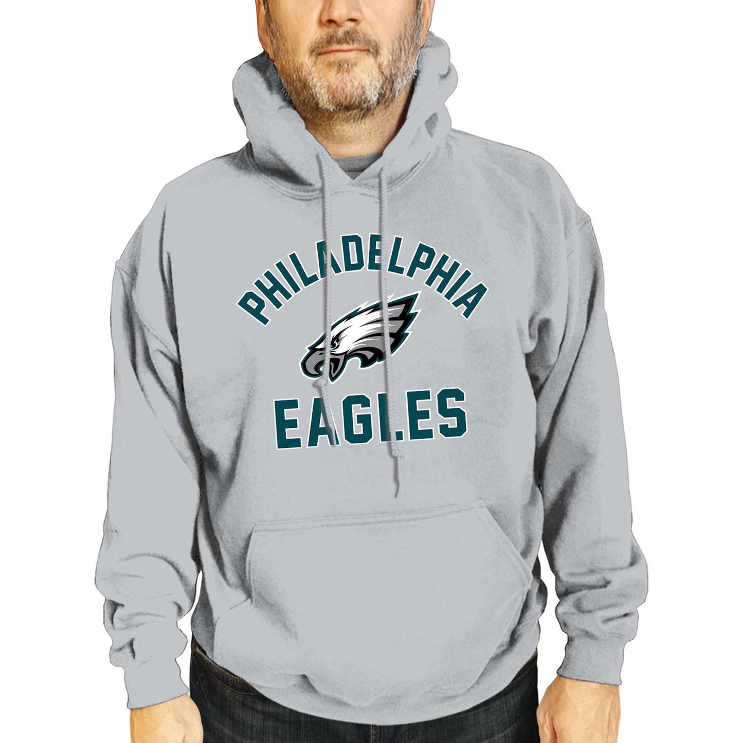 Philadelphia Eagles Team Fan Apparel NFL  Gameday Hoodie - Gray