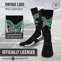 Philadelphia Eagles NFL V Curve  Socks - Kelly Green