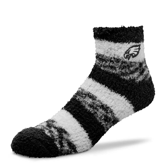 Philadelphia Eagles  NFL Women's Fuzzy Slipper Socks - Black