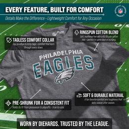 Philadelphia Eagles NFL Starting Fresh Tee - Sport Gray