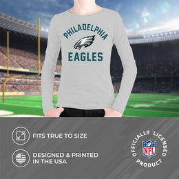 Philadelphia Eagles NFL Youth Gameday Crewneck Sweatshirt - Gray