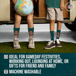 Philadelphia Eagles NFL Youth Roster Player Crew Socks - Green