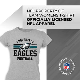 Pittsburgh Steelers NFL Women's Property Of Lightweight Plus Size T-Shirt - Sport Gray