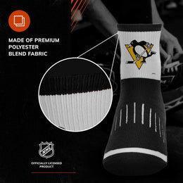Pittsburgh Penguins NHL Youth Surge Socks - Black