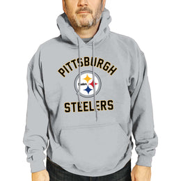 Pittsburgh Steelers Team Fan Apparel NFL  Gameday Hoodie - Sport Gray