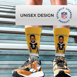 Pittsburgh Steelers NFL V Curve Socks - Gold #19