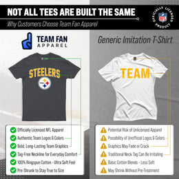 Pittsburgh Steelers NFL Home Team Tee - Gray