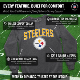 Pittsburgh Steelers NFL Home Team Crew - Gray