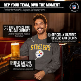 Pittsburgh Steelers NFL Home Team Crew - Gray