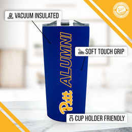 Pitt Panthers Collegiate Stainless Steel Travel Tumbler for Alumni - Royal