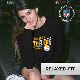 Pittsburgh Steelers  Sweatshirt for Women - Black