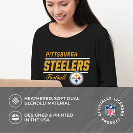 Pittsburgh Steelers  Sweatshirt for Women - Black