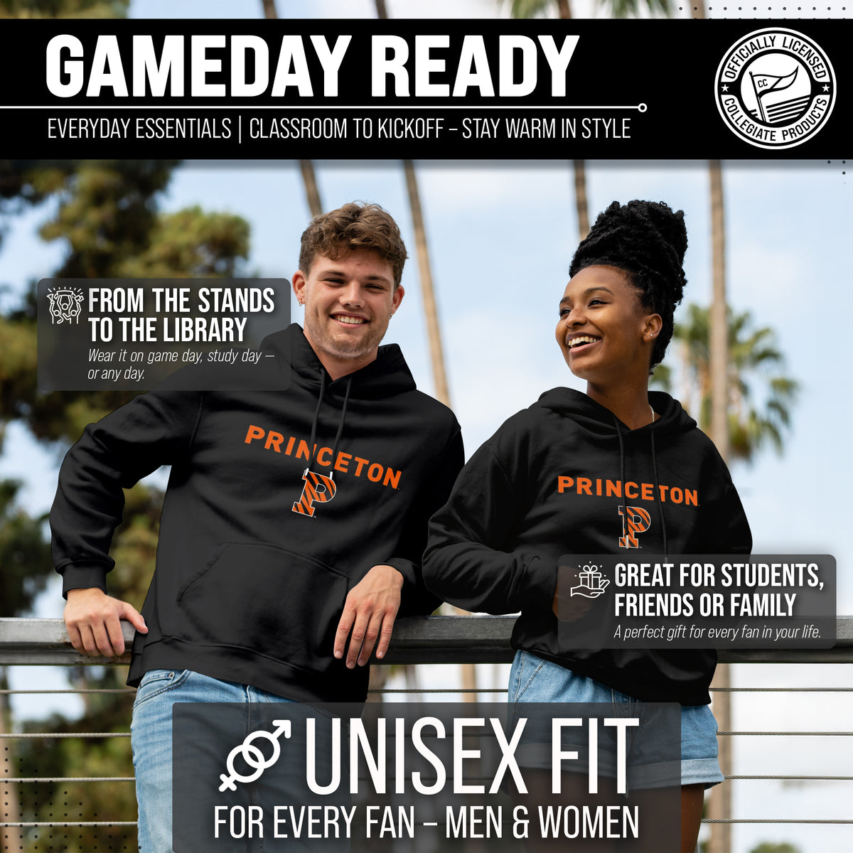 PRIN Arch & Logo Gameday Hoodie - Black
