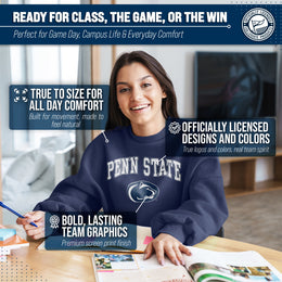 Penn State Nittany Lions Adult Arch & Logo Soft Style Gameday Crewneck Sweatshirt - Navy