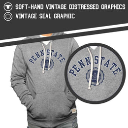 Penn State Nittany Lions College Gray University Seal Hooded Sweatshirt - Gray