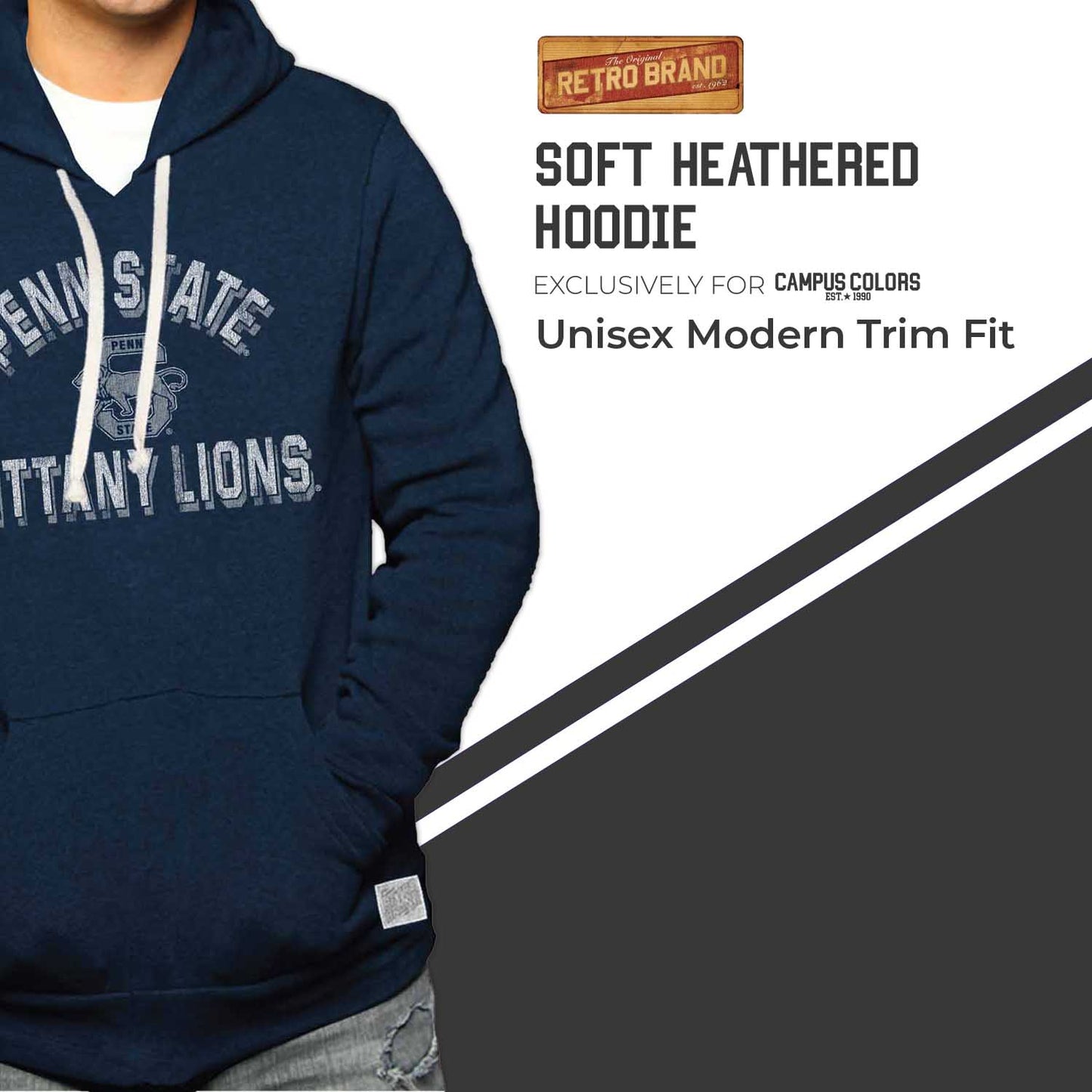 Penn State Nittany Lions Adult University Hoodie - Navy