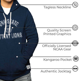 Penn State Nittany Lions Adult University Hoodie - Navy