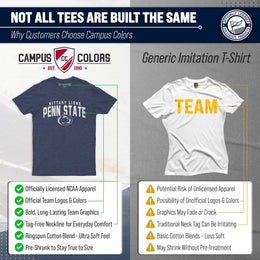 Penn State Nittany Lions NCAA Adult Unisex Starting Fresh T-Shirt - Navy Heather