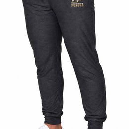 Purdue Boilermakers  NCAA Cloud Jersey Jogger Pants Black Heather - Black Heather