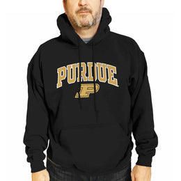 Purdue Boilermakers NCAA Adult Tackle Twill Hooded Sweatshirt - Black