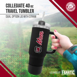 South Carolina Gamecocks Collegiate 40oz Stainless Steel Travel Tumbler with Handle for Mom - Black