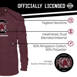 South Carolina Gamecocks NCAA MVP Adult Long-Sleeve Shirt - Maroon