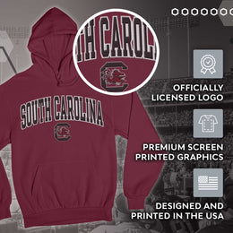 South Carolina Gamecocks NCAA Adult Tackle Twill Hooded Sweatshirt - Maroon