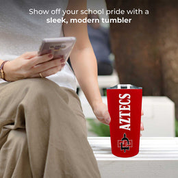 San Diego State Aztecs Campus Colors  NCAA Tumbler - Red