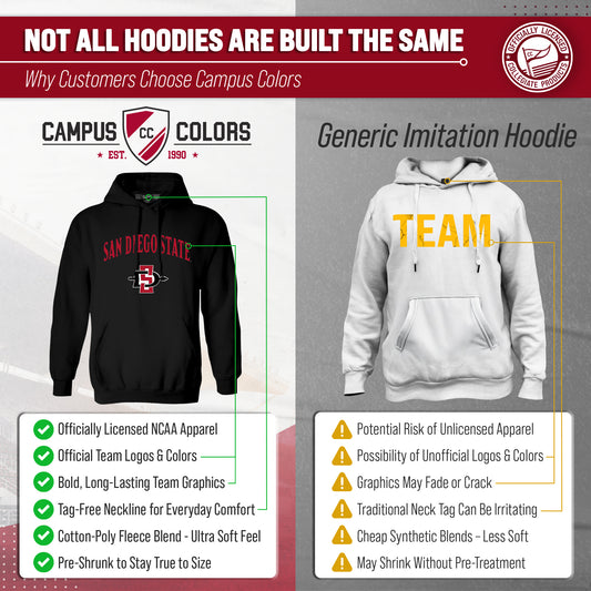 SDSU Arch & Logo Gameday Hoodie - Black