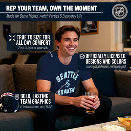 Seattle Kraken NHL Gameday T-Shirt - Navy