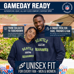 Seattle Seahawks Team Fan Apparel NFL  Gameday Hoodie - Navy
