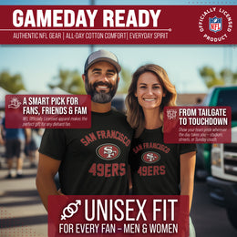 San Francisco 49ers Team Fan Apparel NFL  Gameday T-Shirt - Black
