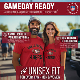 San Francisco 49ers Team Fan Apparel NFL  Gameday T-Shirt - Red