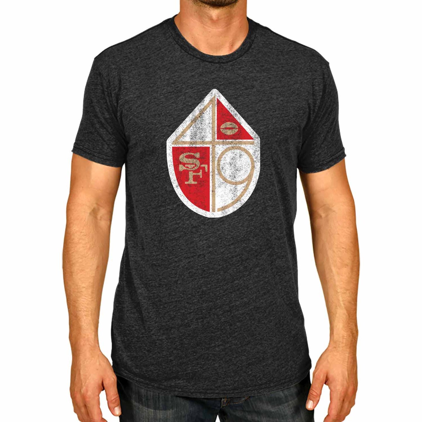 San Francisco 49ers NFL Modern Throwback T-shirt - Team Color
