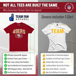 San Francisco 49ers NFL Home Team Tee - Red