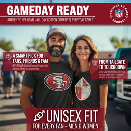 San Francisco 49ers NFL Modern Throwback T-shirt - Black