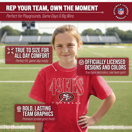 San Francisco 49ers NFL Youth Overtime T-Shirt - Red