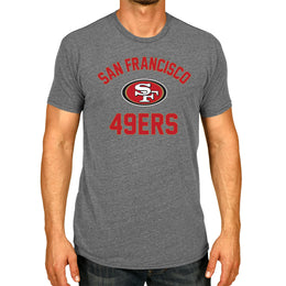 San Francisco 49ers Team Fan Apparel NFL  Adult Gameday T-Shirt - Sport Gray