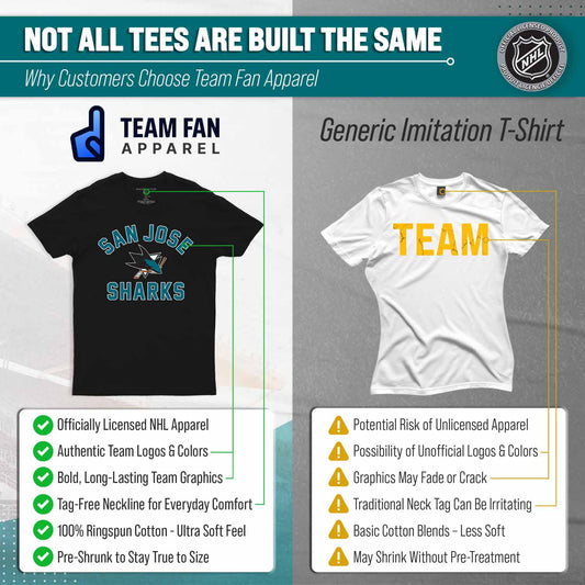 San Jose Sharks NHL Gameday T-Shirt - Black