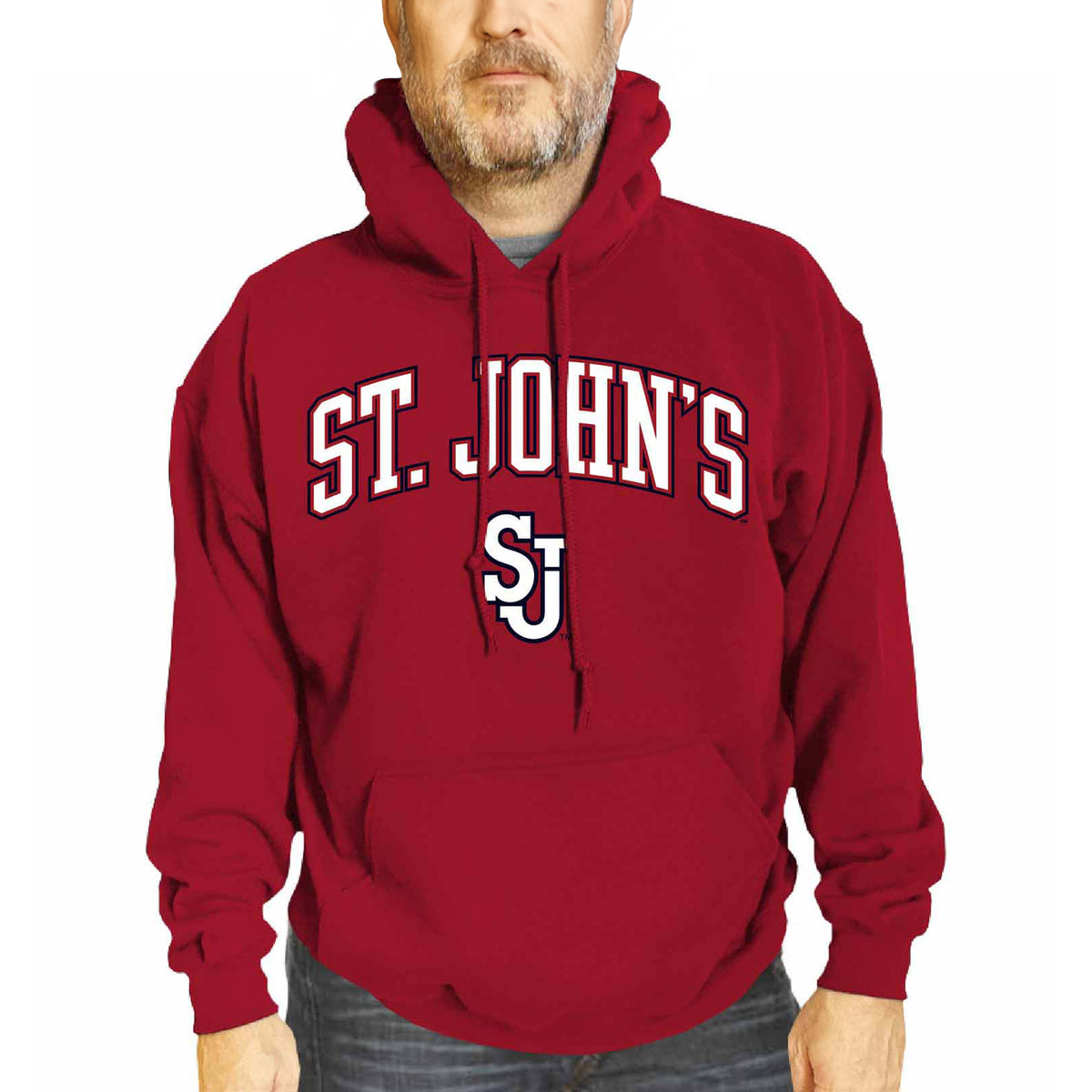 SJU Arch & Logo Gameday Hoodie - Red