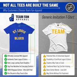 St. Louis Blues NHL Gameday T-Shirt - Royal Blue