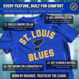 St. Louis Blues NHL Gameday T-Shirt - Royal Blue