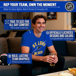 St. Louis Blues NHL Gameday T-Shirt - Royal Blue