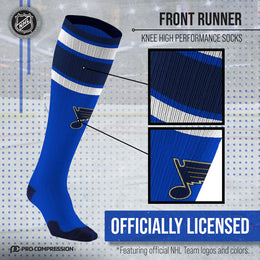 St. Louis Blues NHL Adult Knee High-Performance Socks - Royal