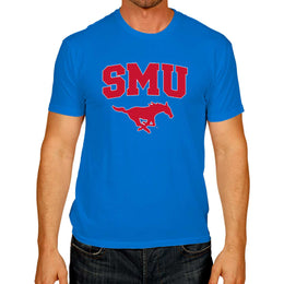 SMU Mustangs Campus Colors  Gameday Cotton T-Shirt - Royal