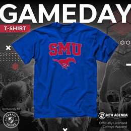 SMU Mustangs Campus Colors  Gameday Cotton T-Shirt - Royal