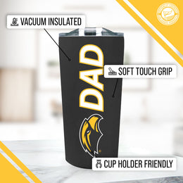 Southern Miss Golden Eagles NCAA Stainless Steel Travel Tumbler for Dad - Black