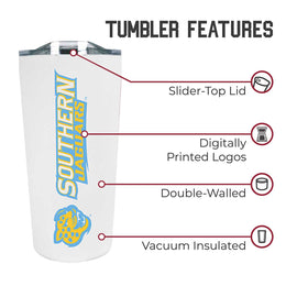 Southern University Campus Colors  NCAA Tumbler - White